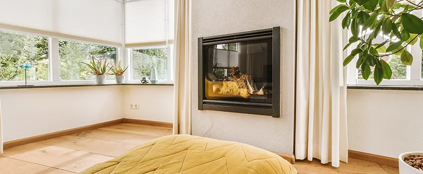 Residential Fireplace Ceramic Glass Installation in Kiryas Joel, NY