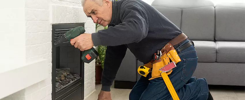 New Indoor Fireplace Installation in Kiryas Joel, New York