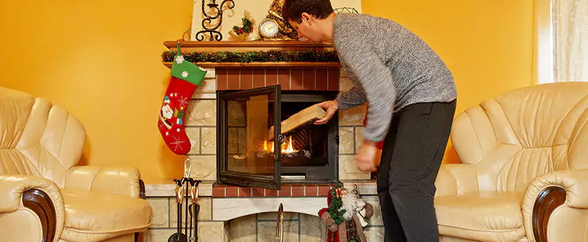 Rusted Metal Fireplace Restoration in Kiryas Joel, New York