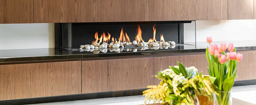 Double-height Fireplace Design Refurbishment in Kiryas Joel, New York